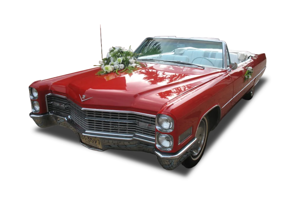 Czerwony Cadillac Do Ślubu - Weselne Auto