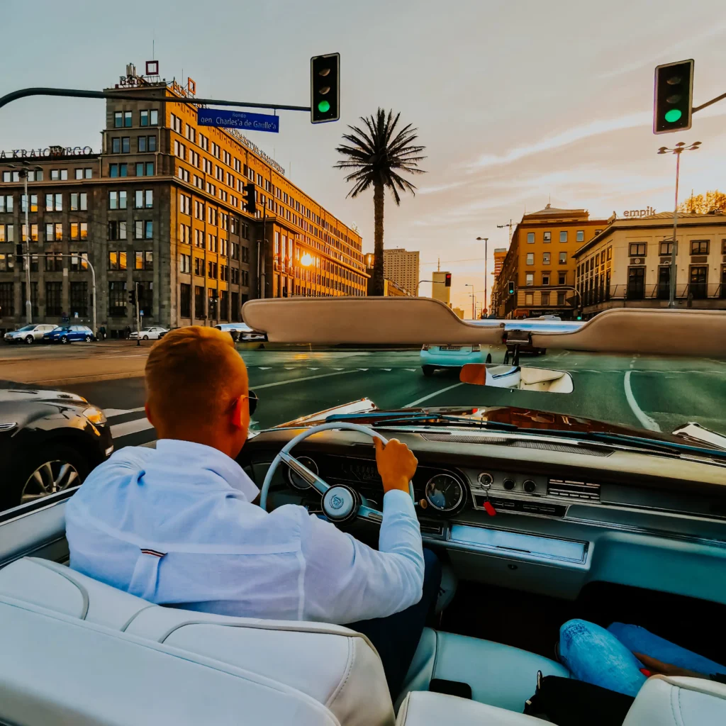 Samochód z kierowcą do ślubu